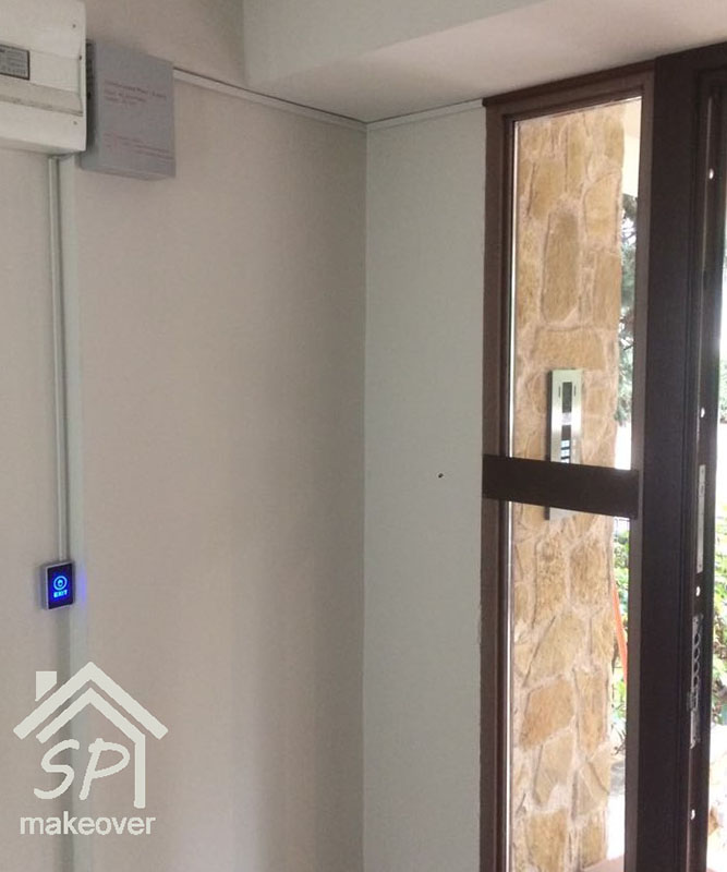 Σύστημα ελεγχόμενης πρόσβασης σε κυρία είσοδο πολυκατοικίας