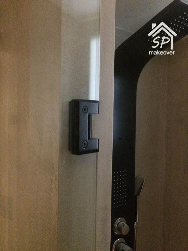 Γωνιακή ντουζιέρα με κρύσταλλο ασφαλείας